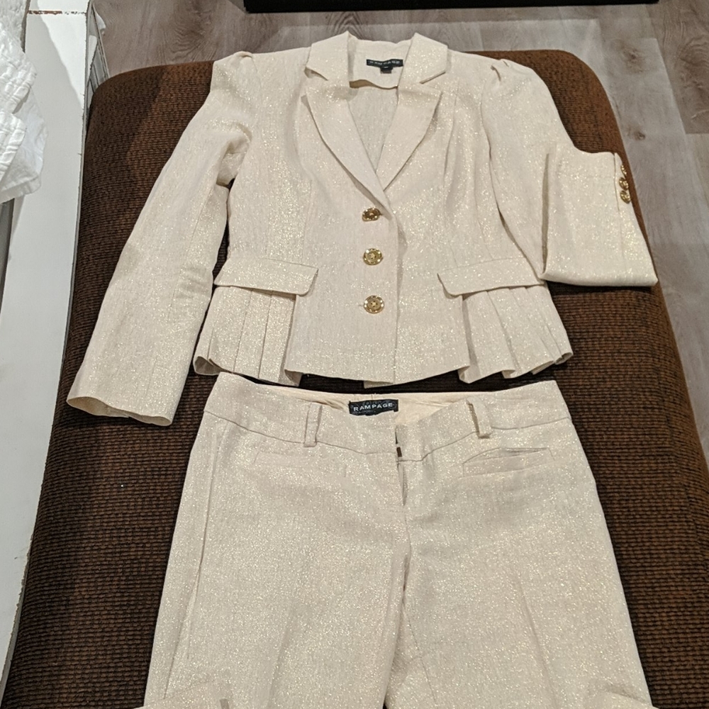 Rampage women's suit champagne color